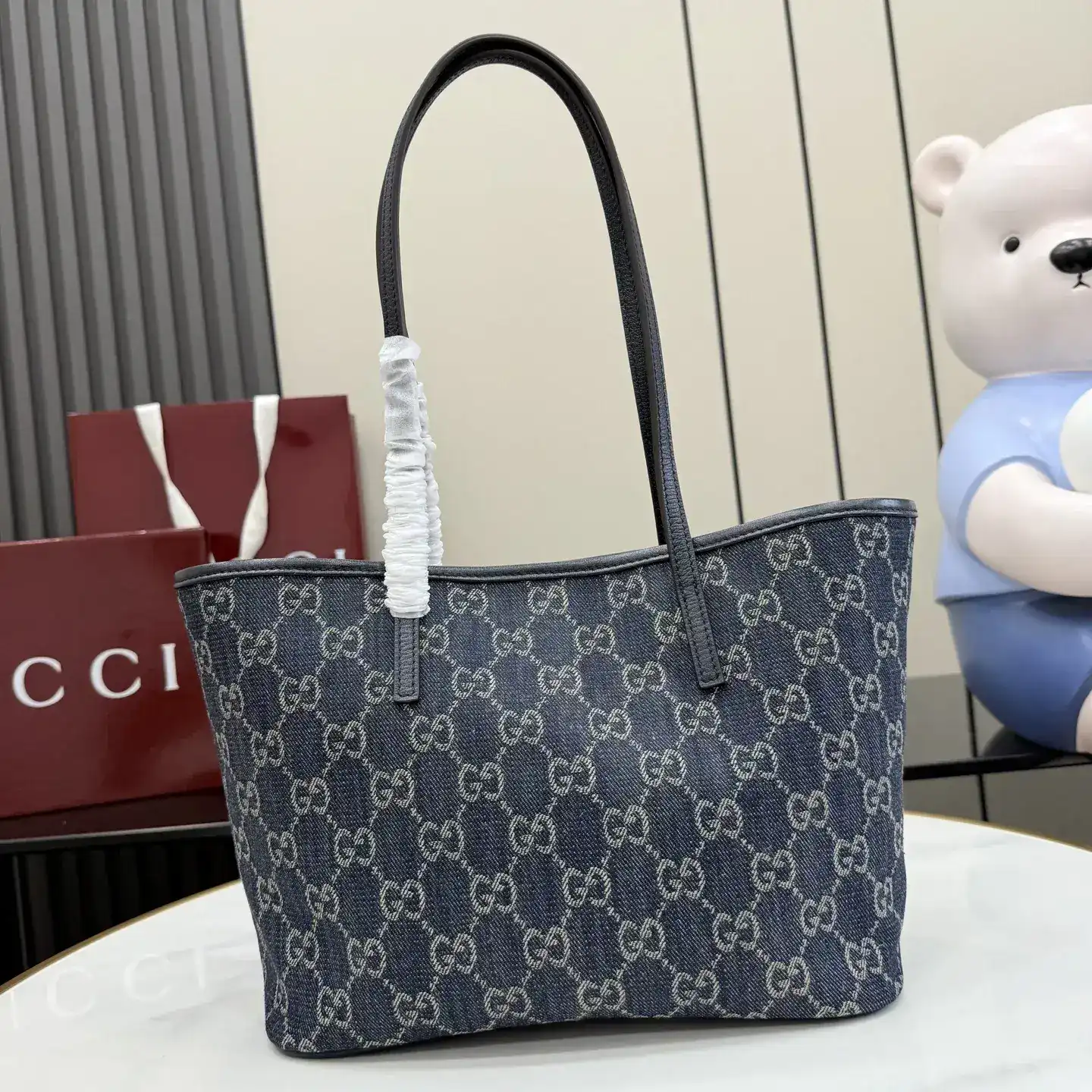 Gucci Blue Generation Nylon Tote Bag product photo from LabelPicks