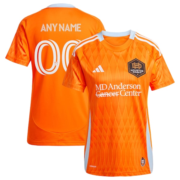 Houston Dynamo FC adidas Women's 2025 Season 20 Replica Custom Jersey - Orange