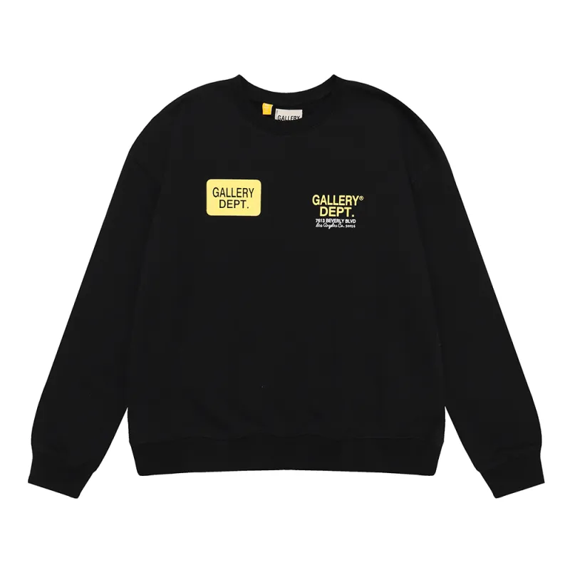 Gallery Dept Hoodie Black 6326