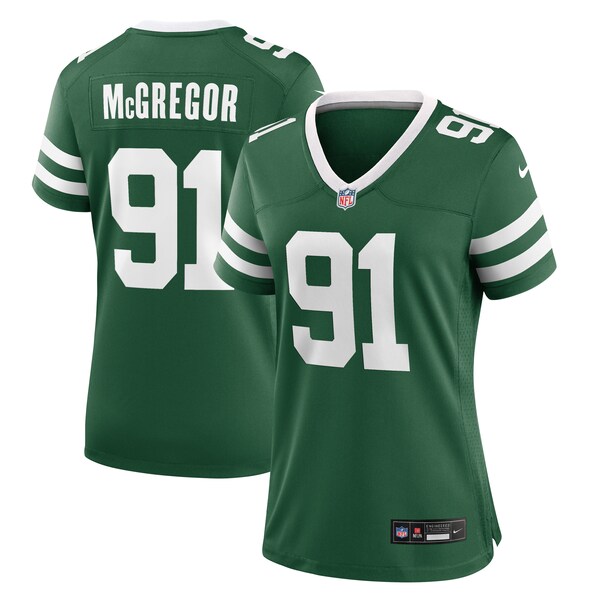 Braiden McGregor New York Jets Nike Women's Team Game Jersey - Legacy Green