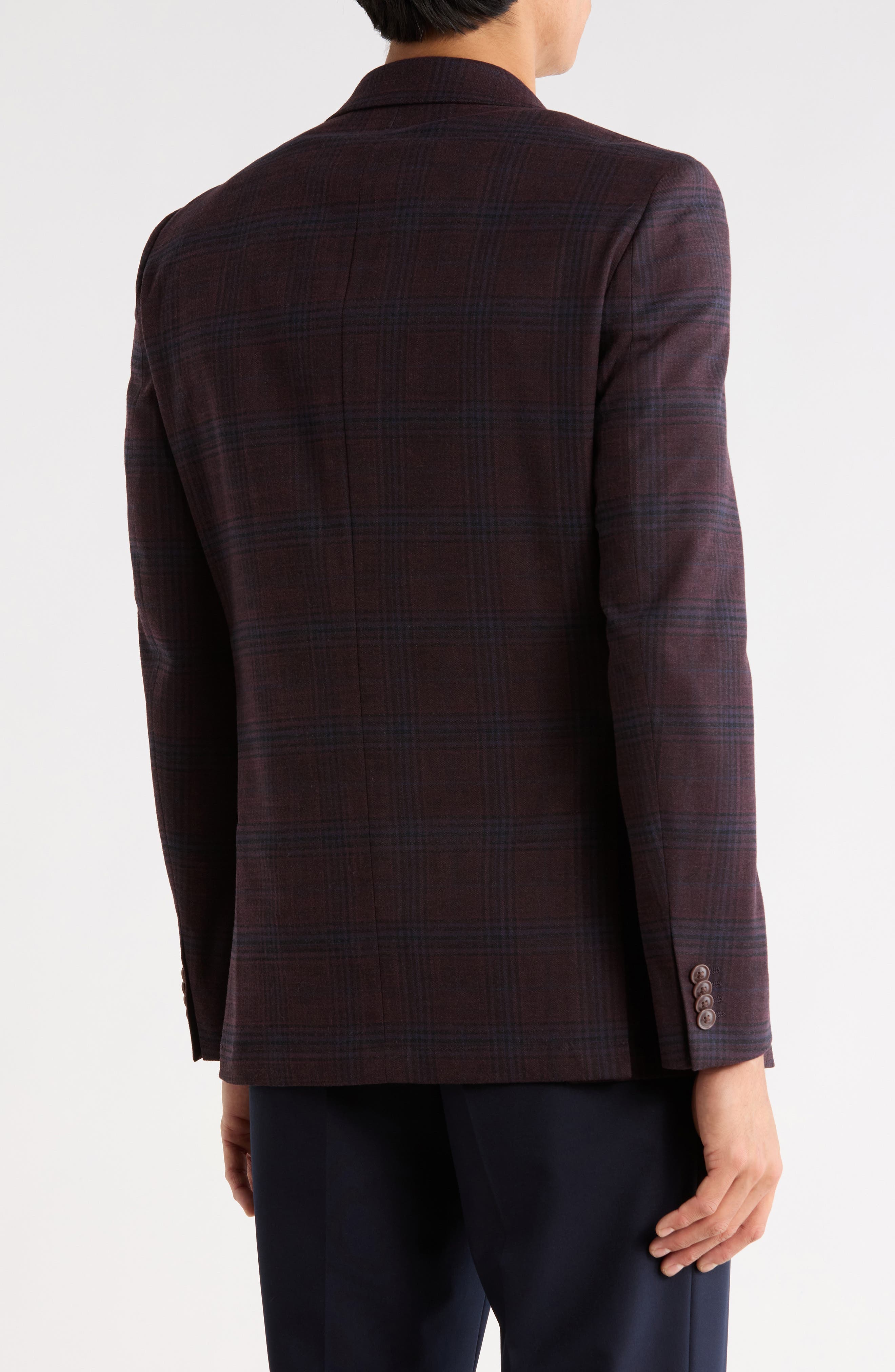 Original Penguin Plaid Notch Lapel Sport Coat