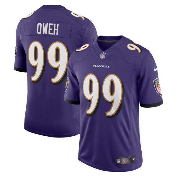 Odafe Oweh Baltimore Ravens Nike Vapor Limited Jersey - Purple/Black