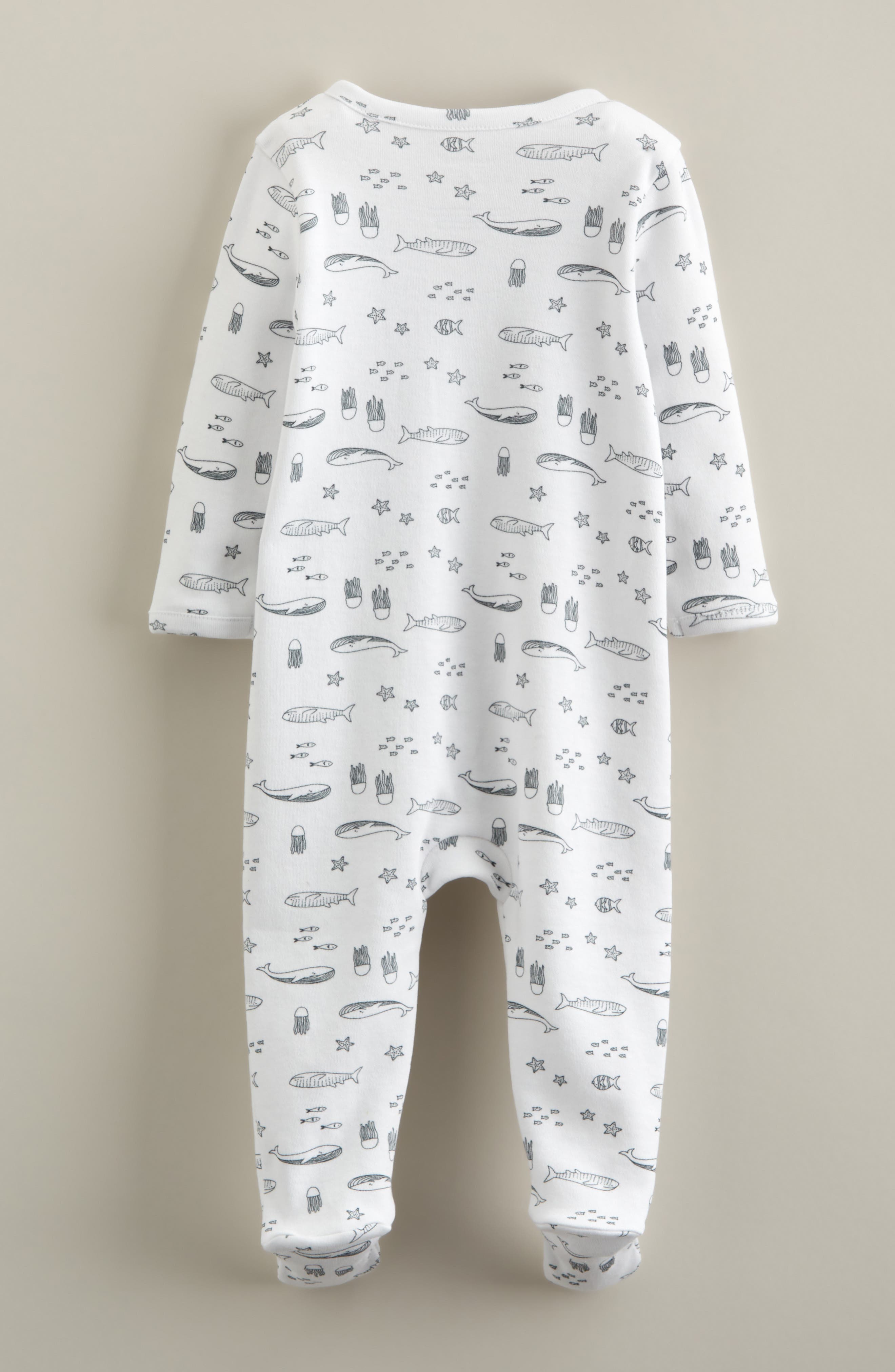 Nordstrom Print Cotton Footie Romper