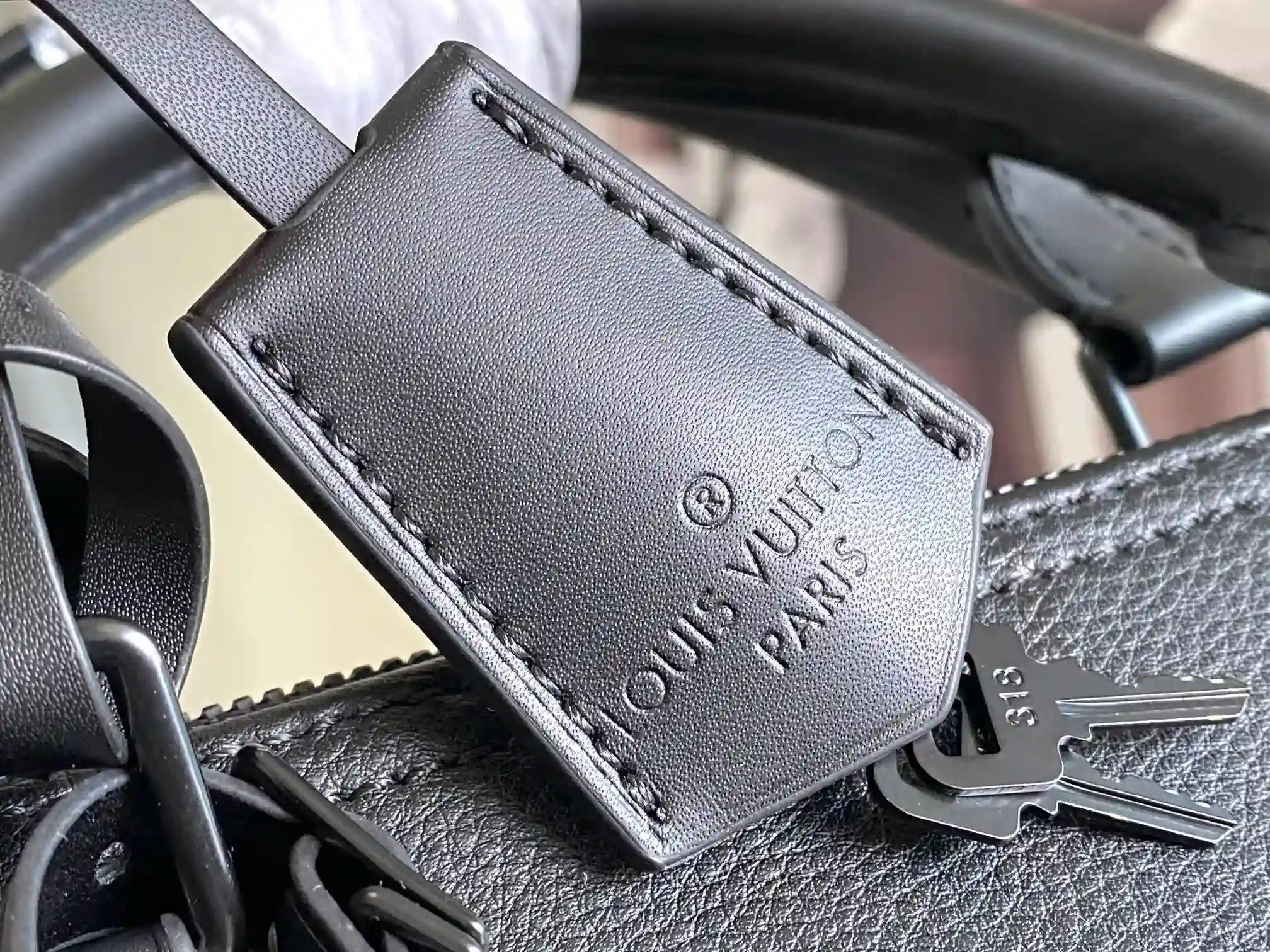 Louis Vuitton Black Speedy Lambskin Top Handle Bag product photo from LabelPicks