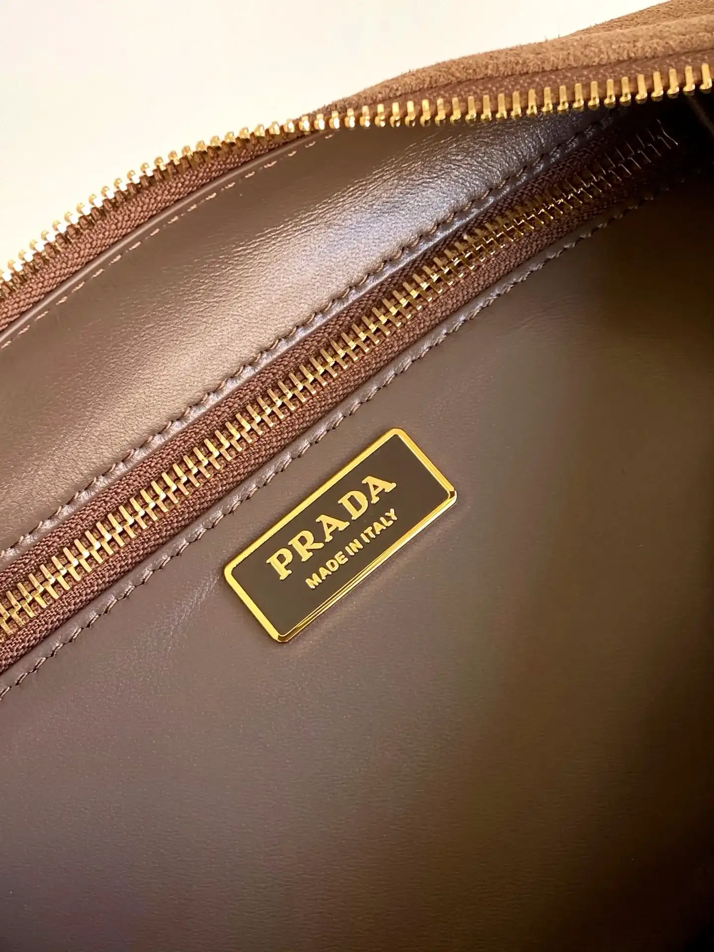 Prada Suede Leather Hobo Bag product photo from LabelPicks