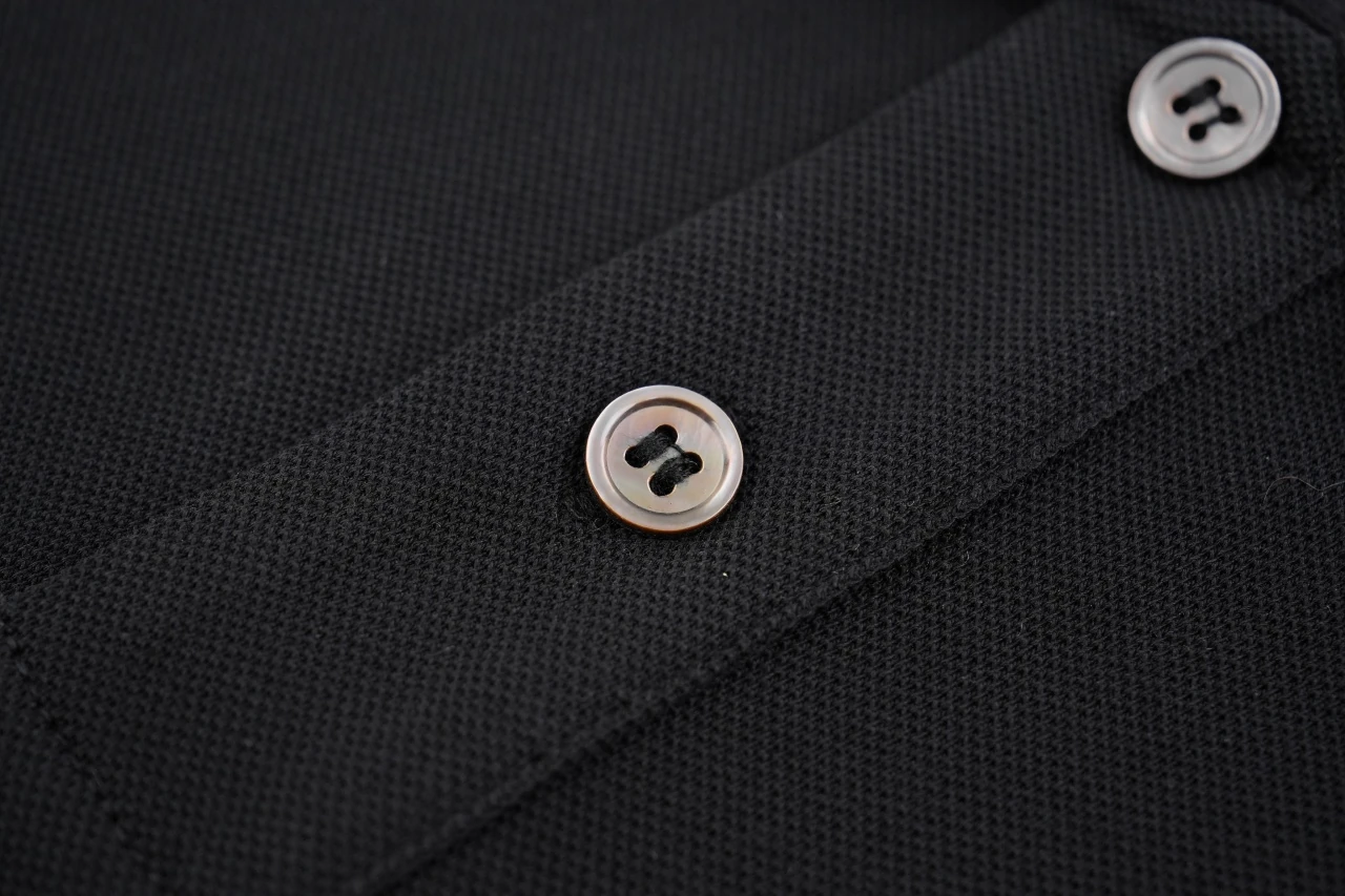 LOEWE Black Anagram Embroidered Cotton Polo Shirt product photo from LabelPicks