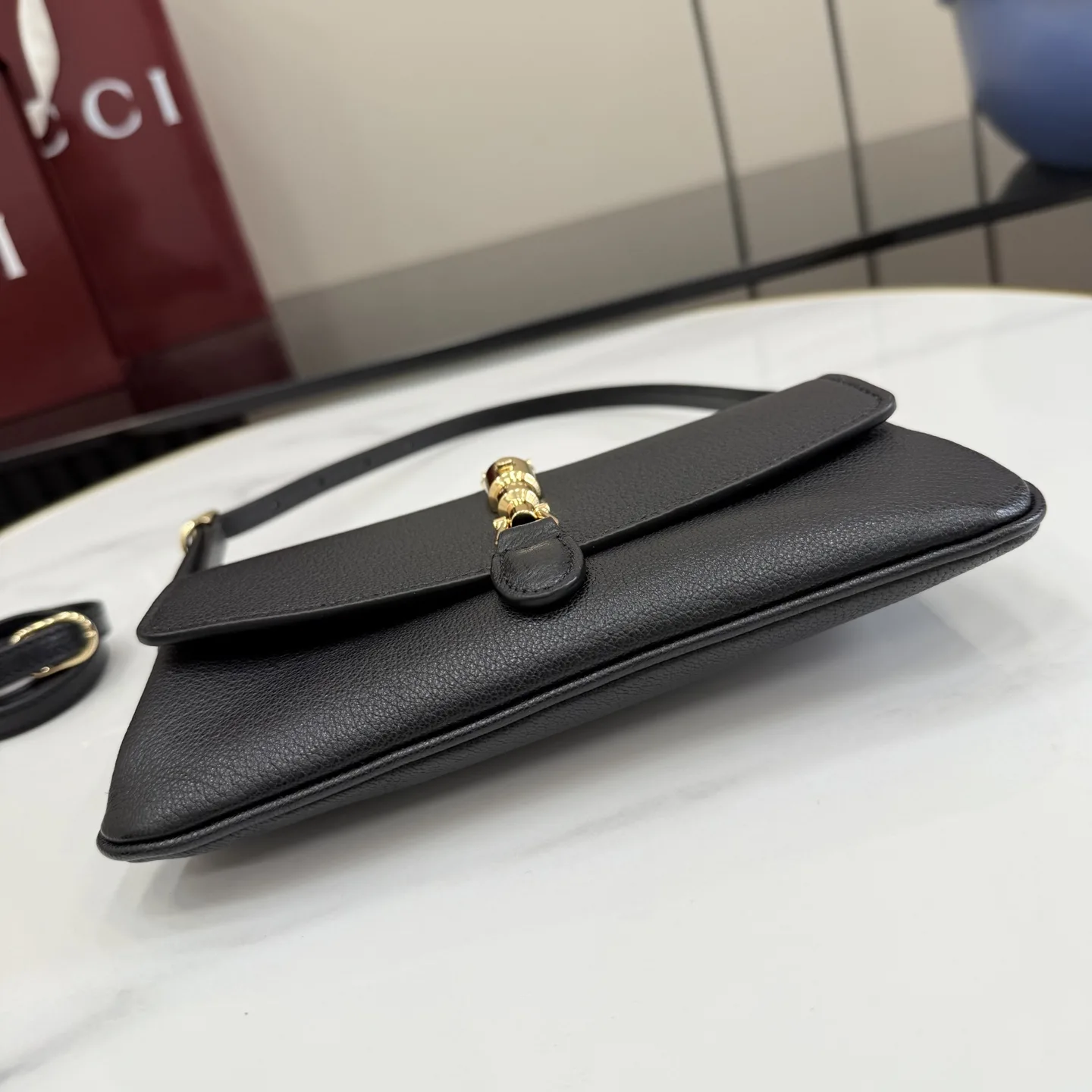 Gucci Black Jackie Quilted Leather Shoulder Bag product photo from LabelPicks