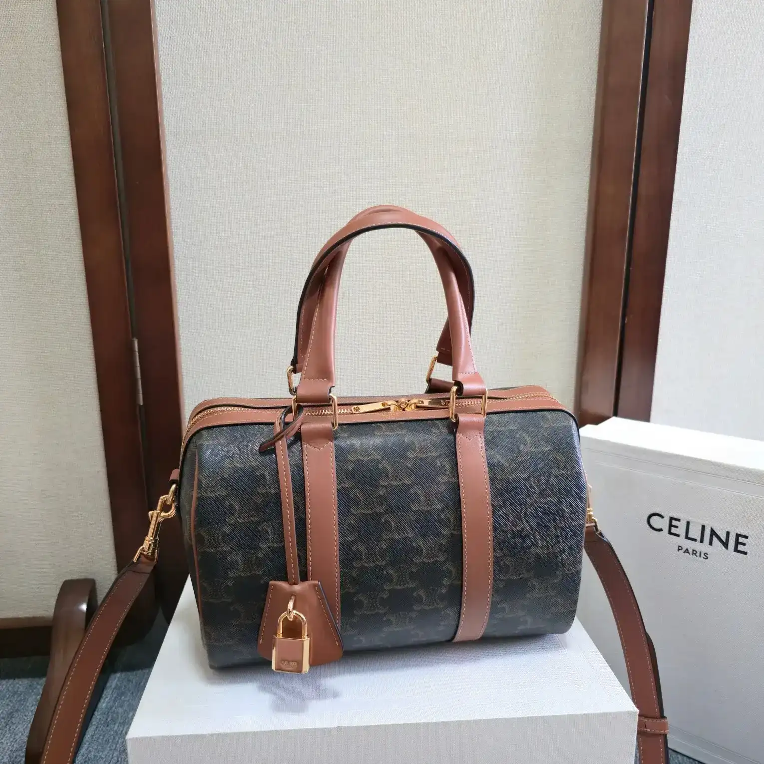 Celine Triomphe Canvas Top Handle Bag product photo from LabelPicks