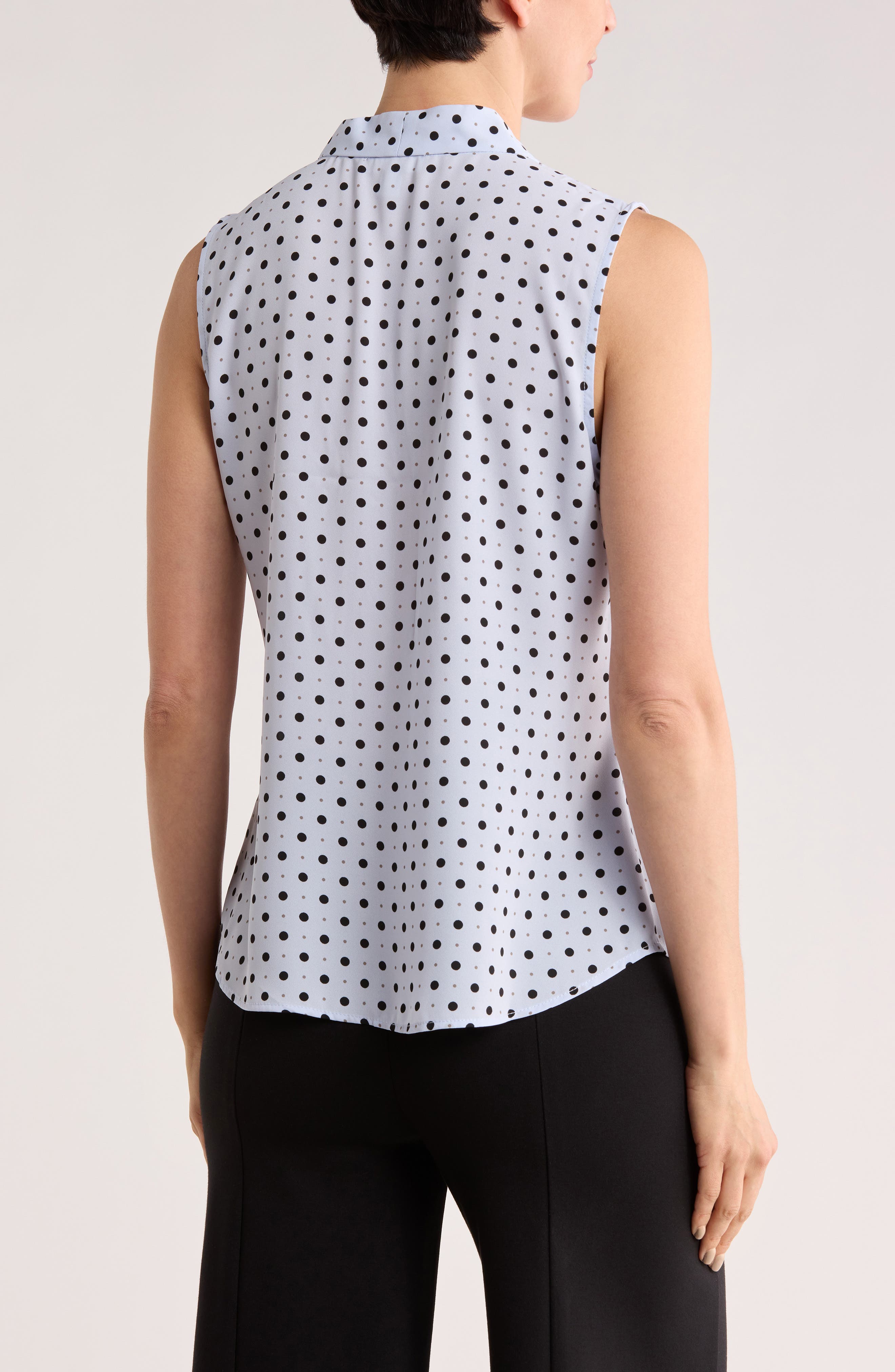 NORDSTROM RACK V-Neck Sleeveless Woven Shell Top