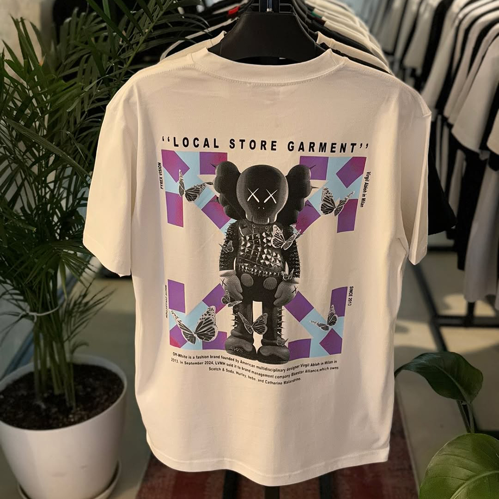 Street Style Art Design Round Neck T-Shirt
