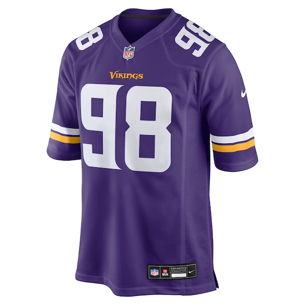 Bo Richter Minnesota Vikings Nike Team Game Jersey -  Purple