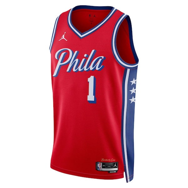James Harden Philadelphia 76ers Jordan Brand Unisex Swingman Jersey - Statement Edition - Red
