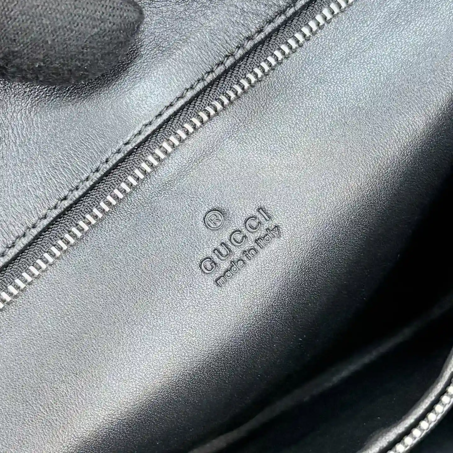 Gucci Jackie Black Grained Leather Shoulder Bag product photo from LabelPicks