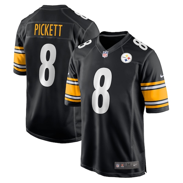 Kenny Pickett Pittsburgh Steelers Nike Player Game Jersey - Black/White