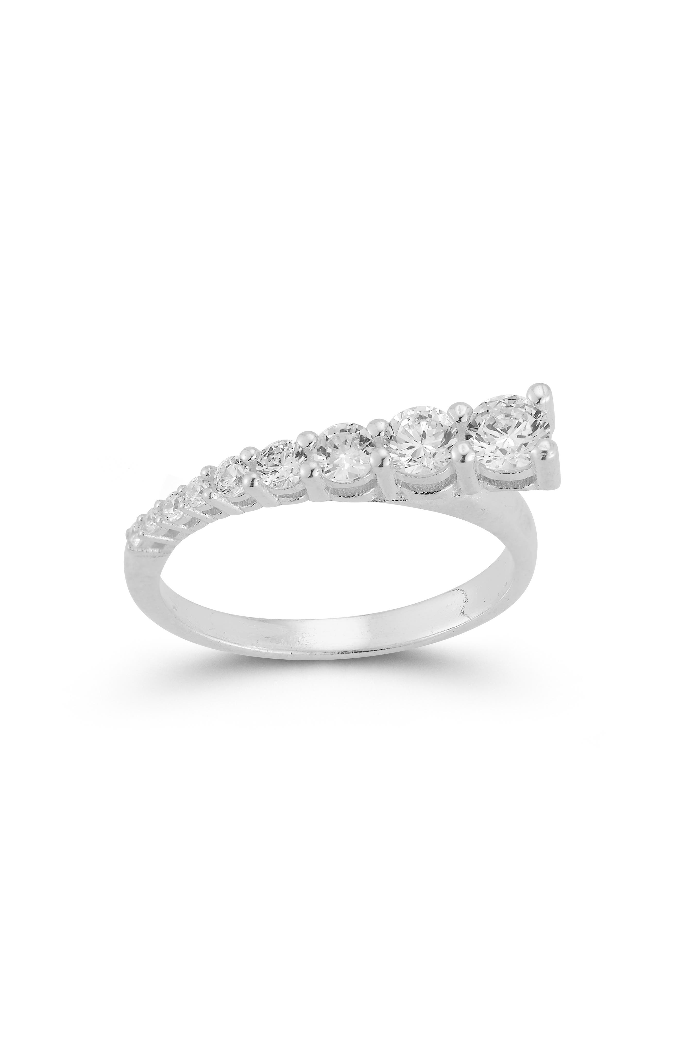 GLAZE JEWELRY Sterling Silver Cubic Zirconia Ring