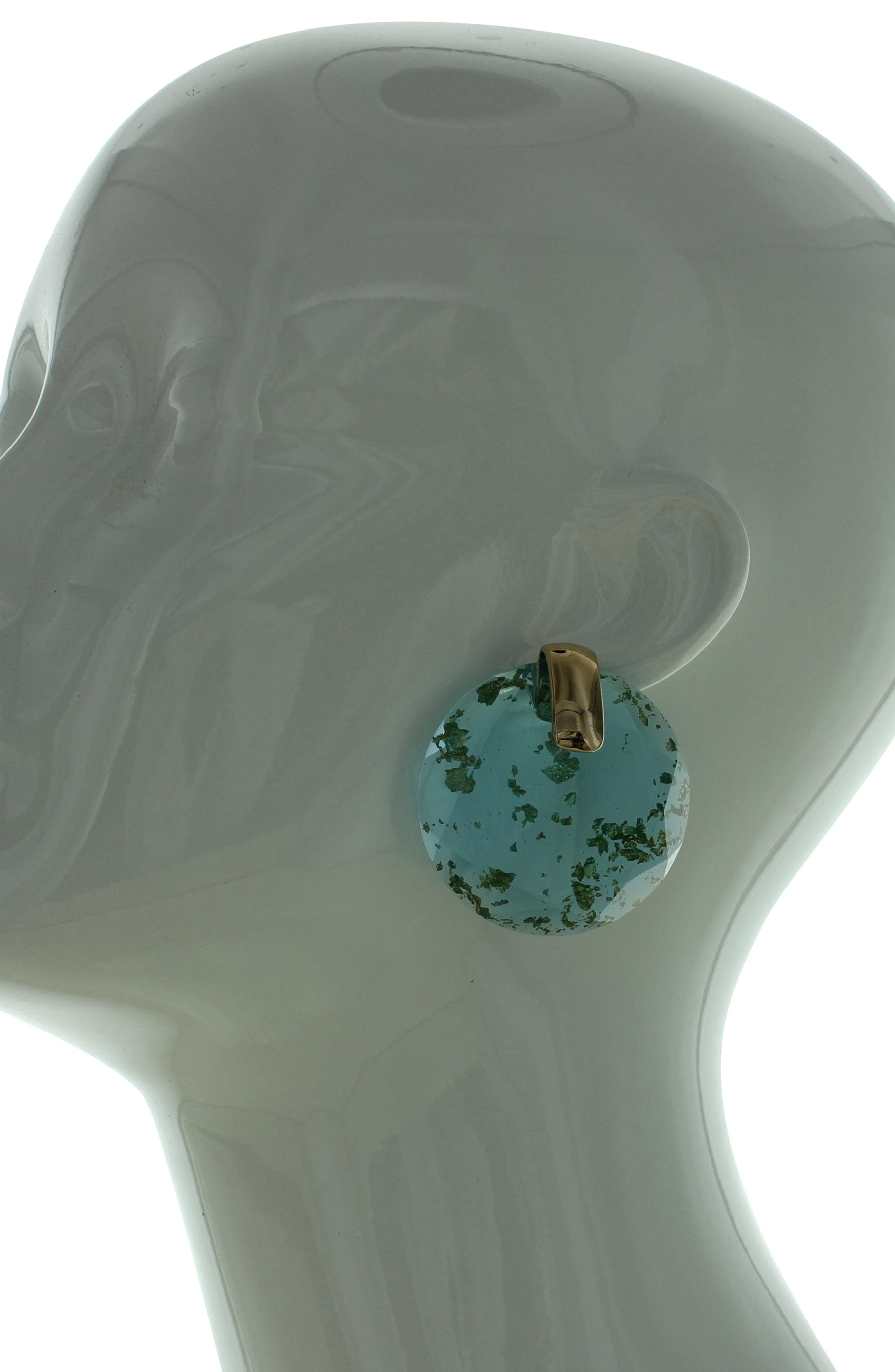 OLIVIA WELLES Didi Cut Ice Stud Earrings