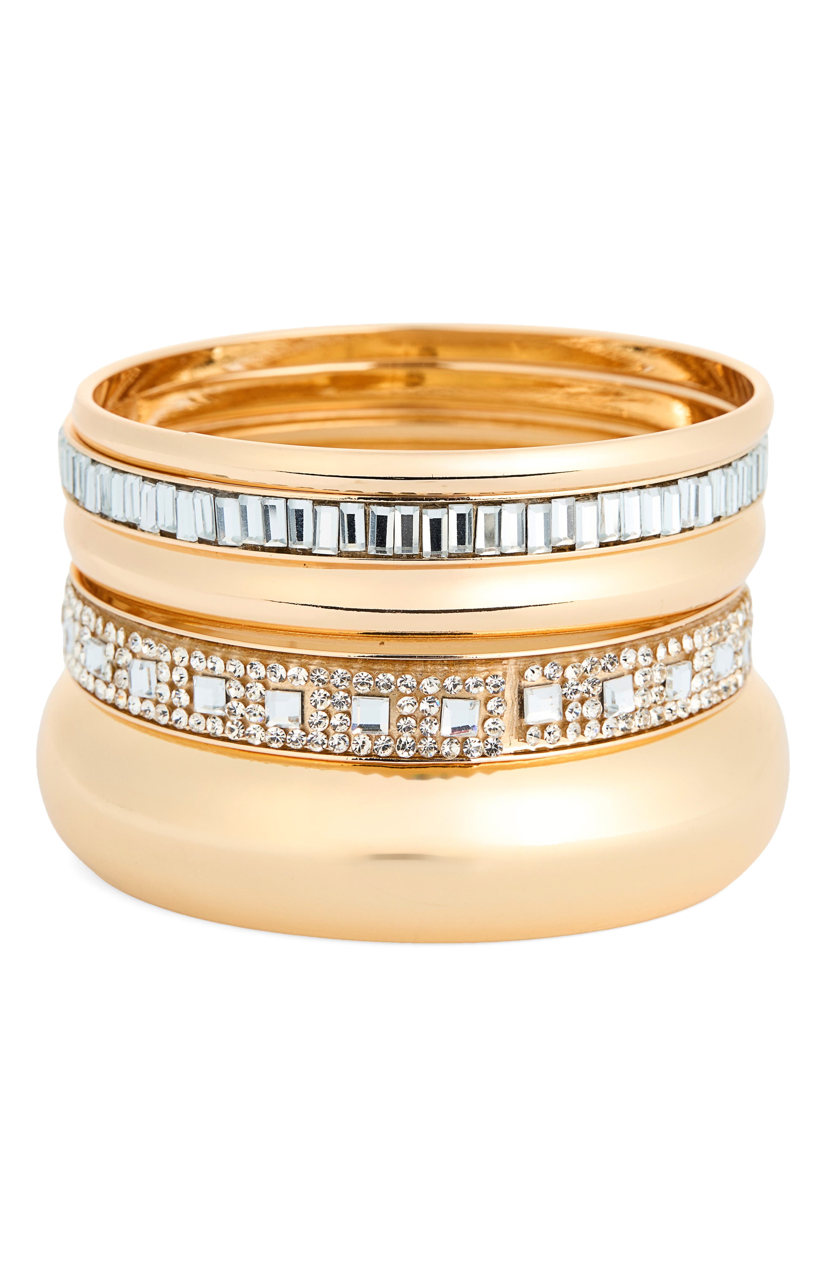 NORDSTROM RACK Set of 5 Crystal Bangles