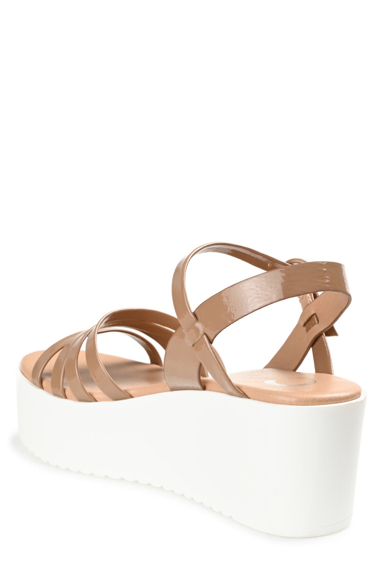 Journee Collection Miragge Platform Sandal