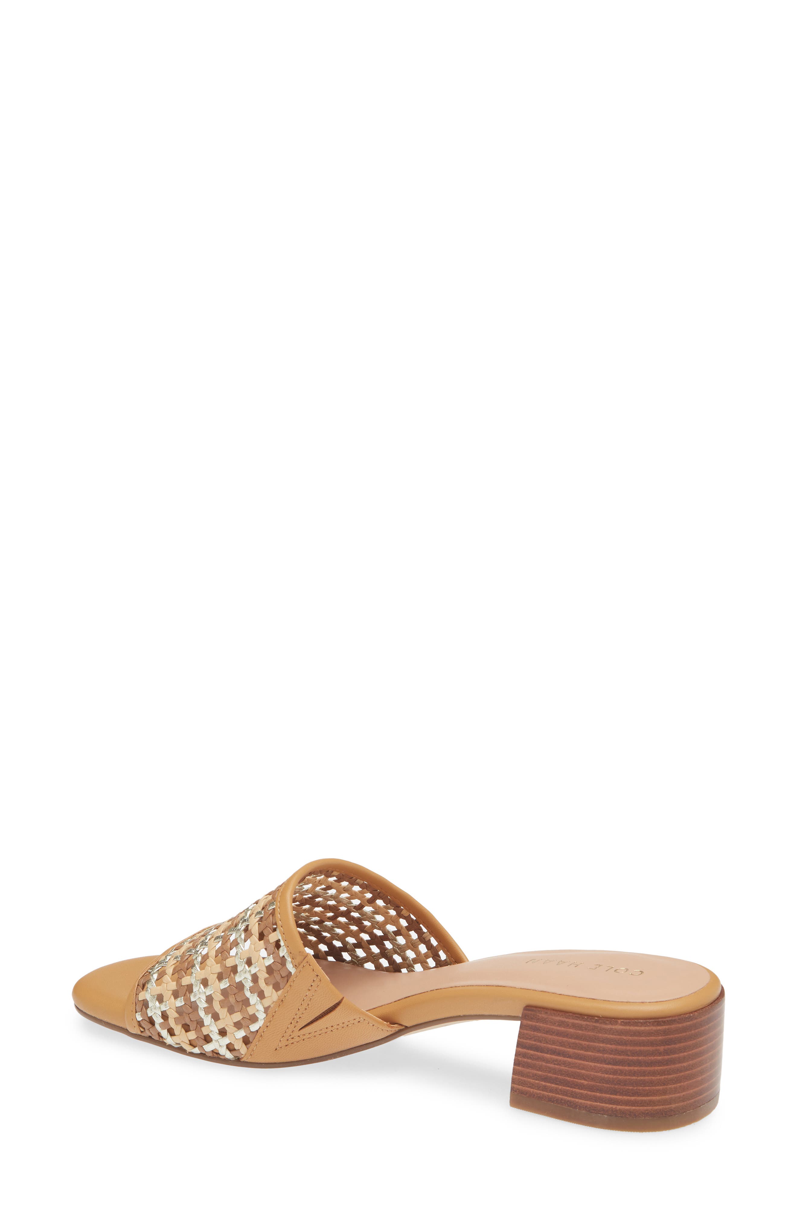 Cole Haan Calli Single Band Block Heel Slide Sandal