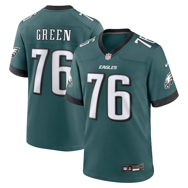 Kenyon Green Philadelphia Eagles Nike Team Game Jersey - Midnight Green