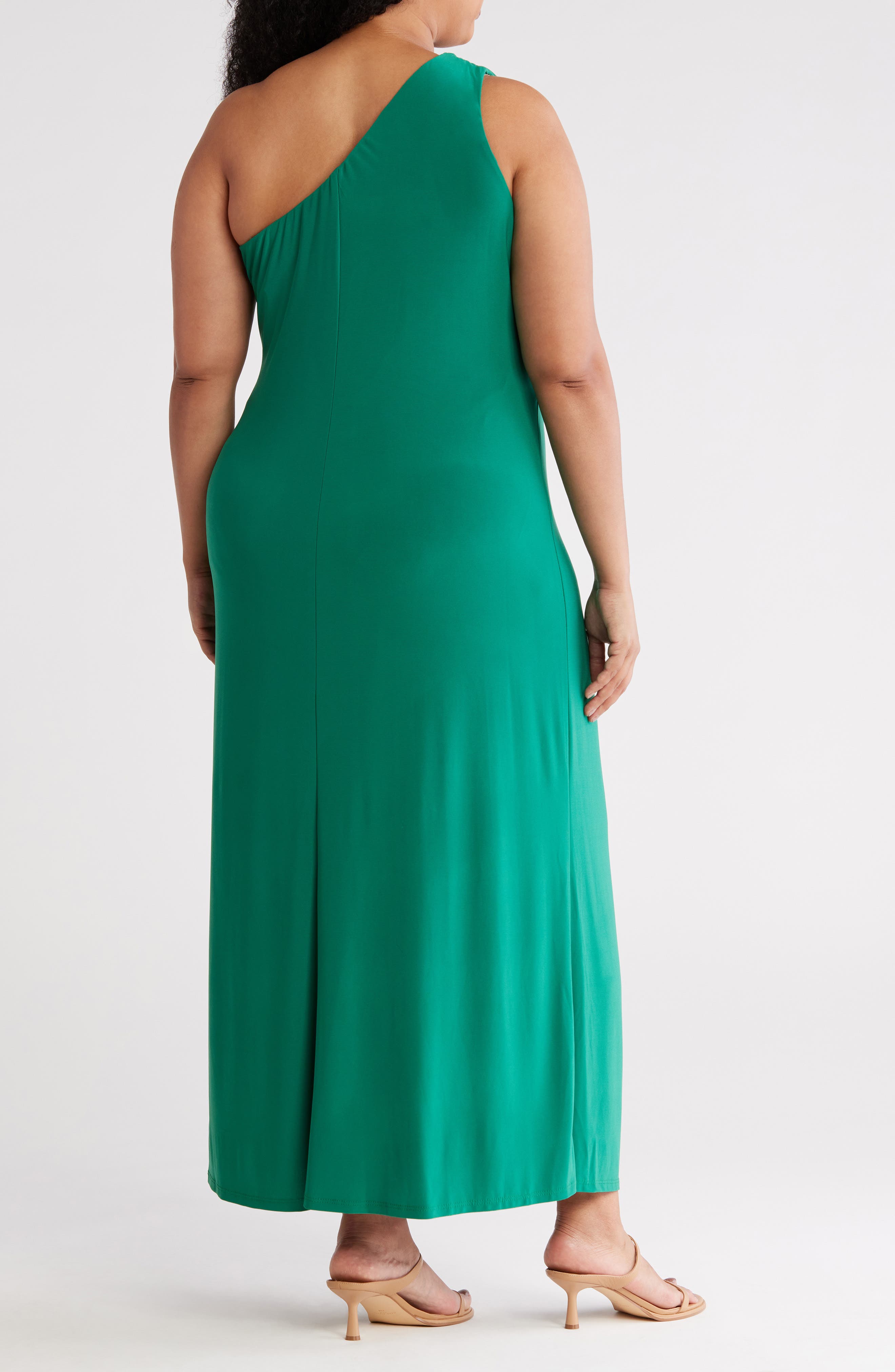 Marina One-Shoulder Jersey Maxi Dress