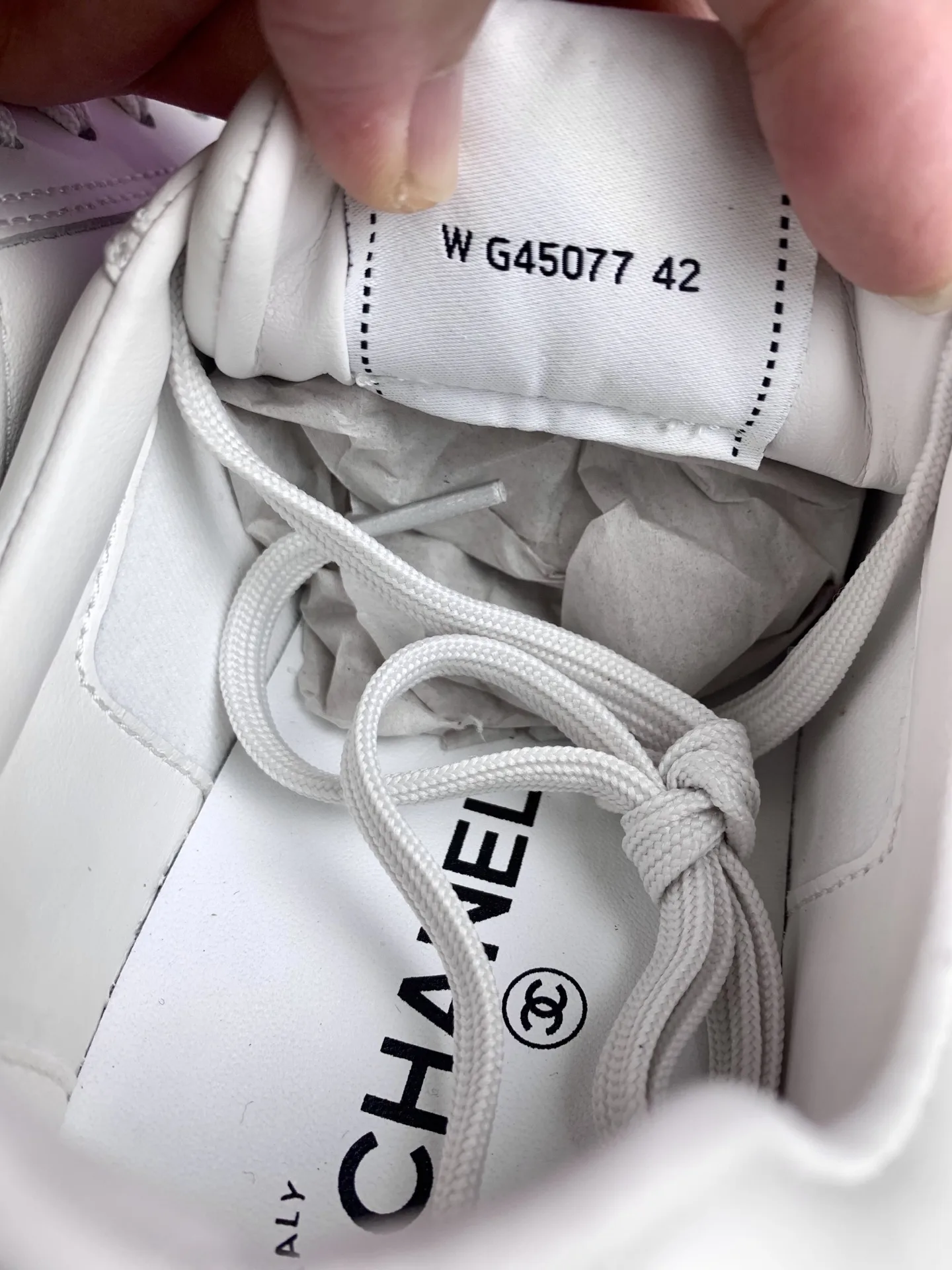 CHANEL Sneakers Calfskin product photo from LabelPicks