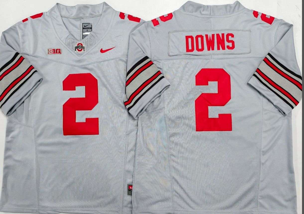 Jaxon Downs NCAA Ohio State Buckeyes Nike Vapor Limited Jersey