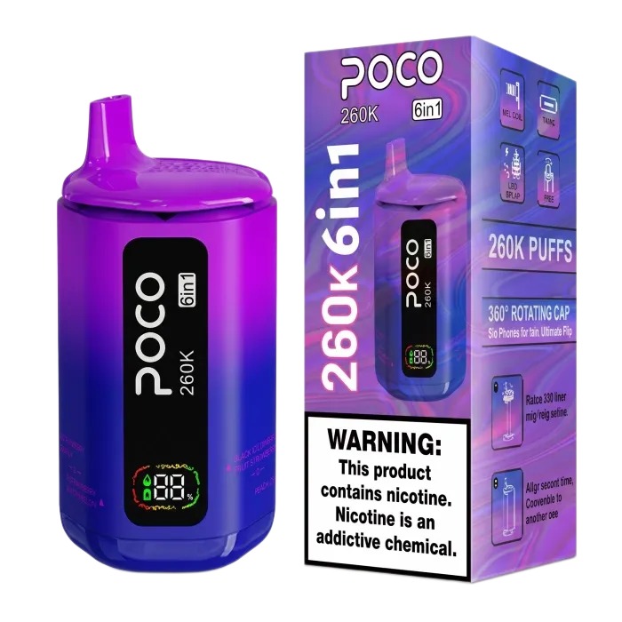 POC0 260K 6in1 260000 Puffs Disposable Vape