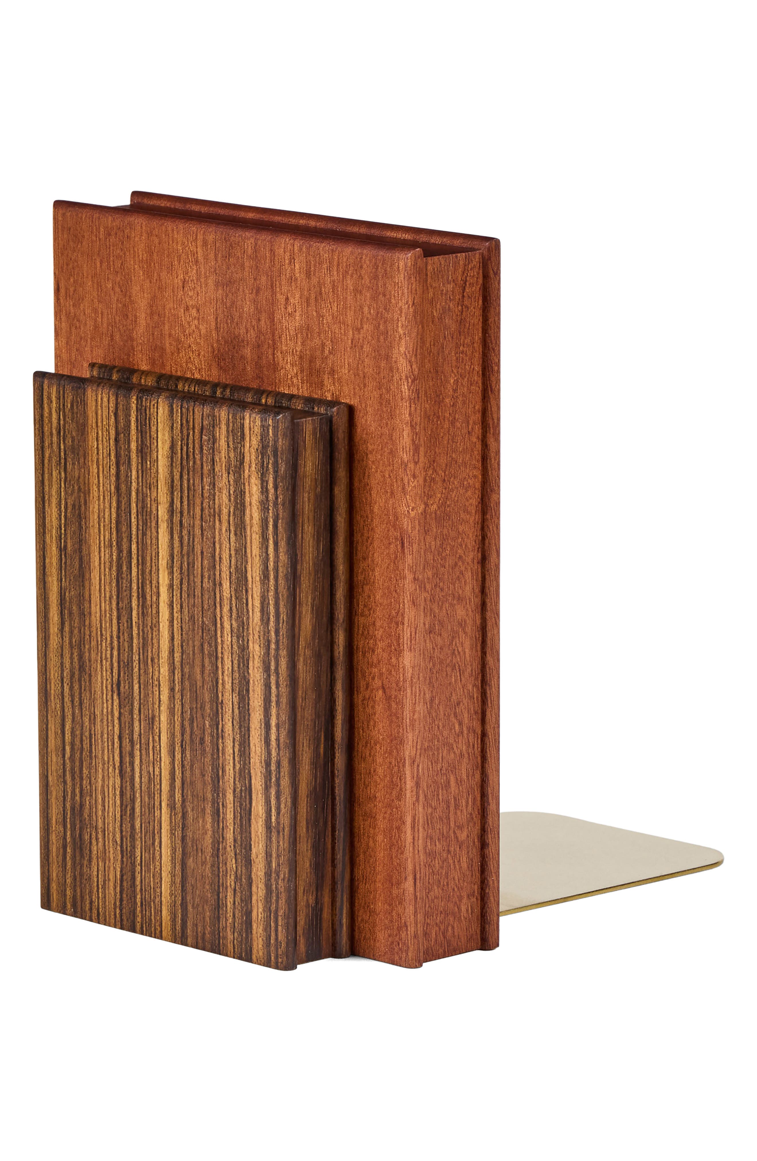 COMMUNE Stacked Wood Bookend