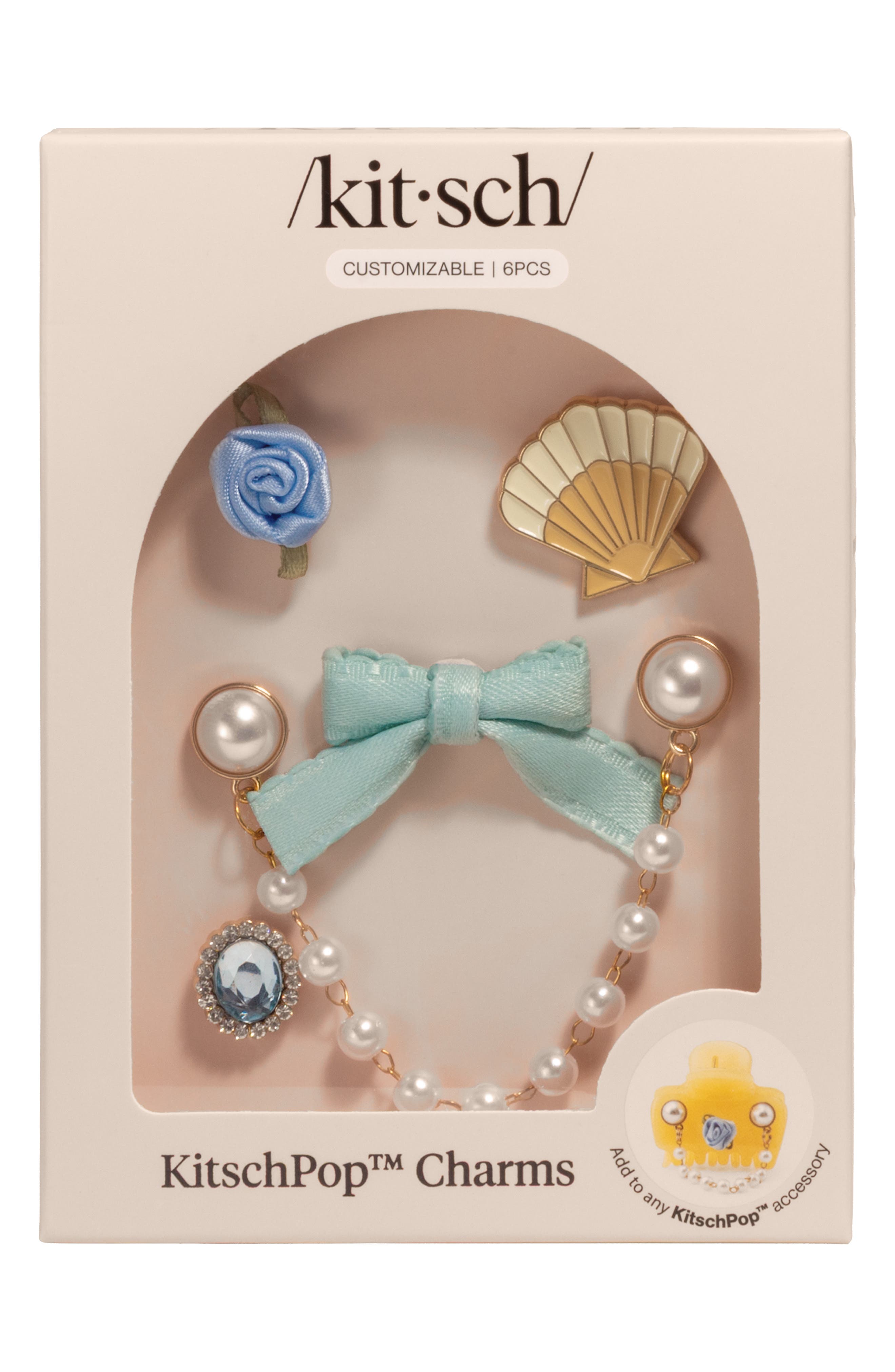 Kitsch Set of 6 KitschPop™ Clip Charms