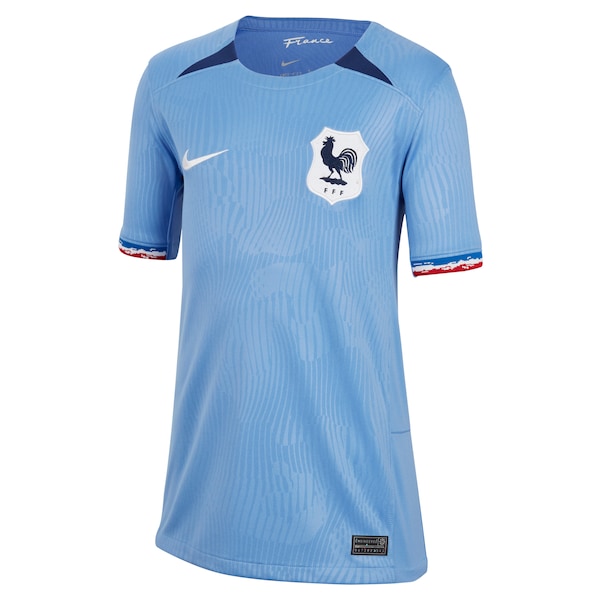 France Women's National Team Nike Youth 2023 Home Stadium Replica Jersey - Blue