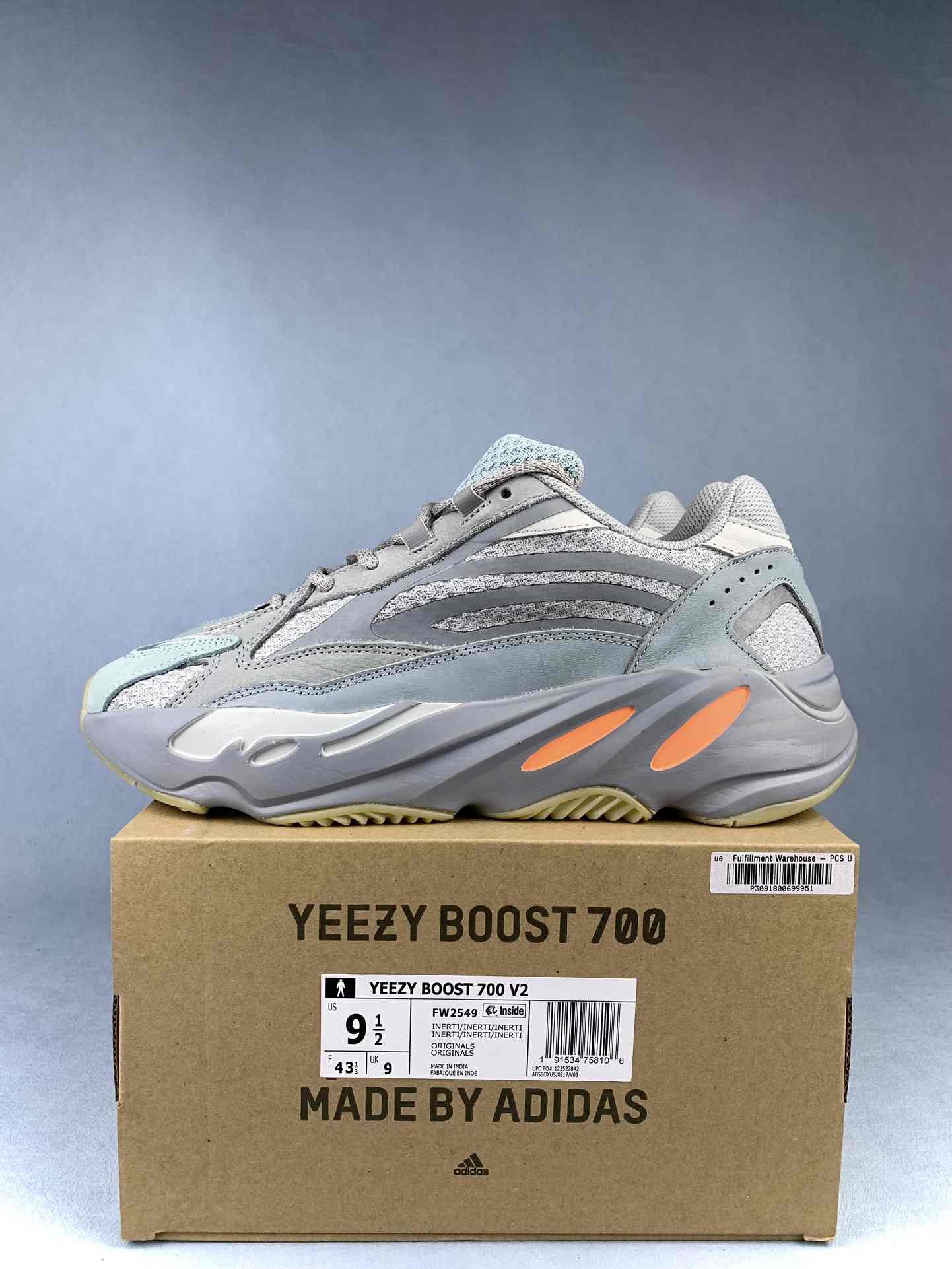 adidas Yeezy Boost 700 V2 Inertia Shoes