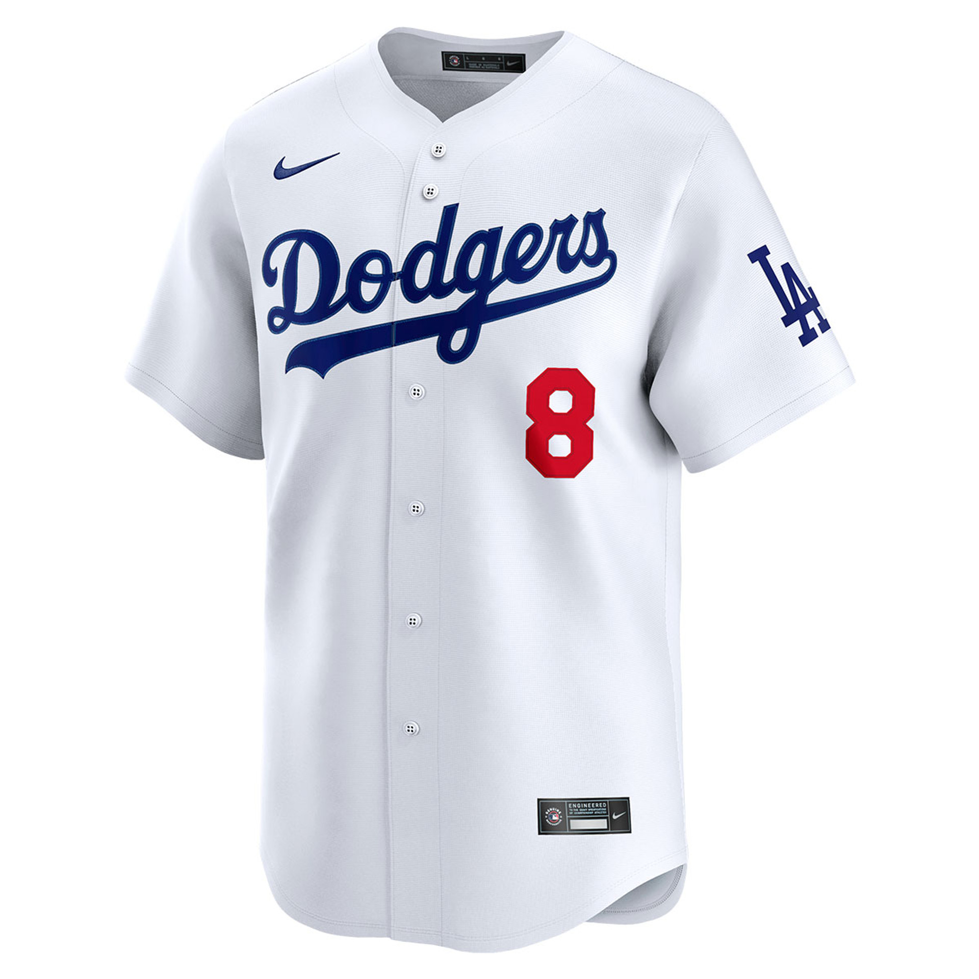 Enrique Hernandez Los Angeles Dodgers Nike Home Limited Jersey - White
