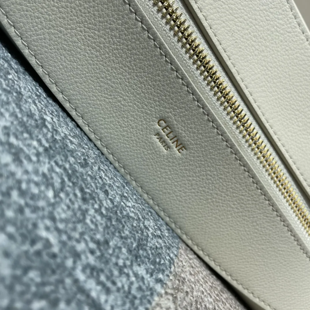 Celine White Triomphe Canvas Shoulder Bag product photo from LabelPicks
