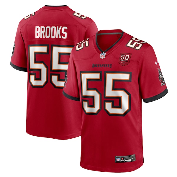 Derrick Brooks Tampa Bay Buccaneers Nike 50th Season Team Game Jersey - Red/Creamsicle