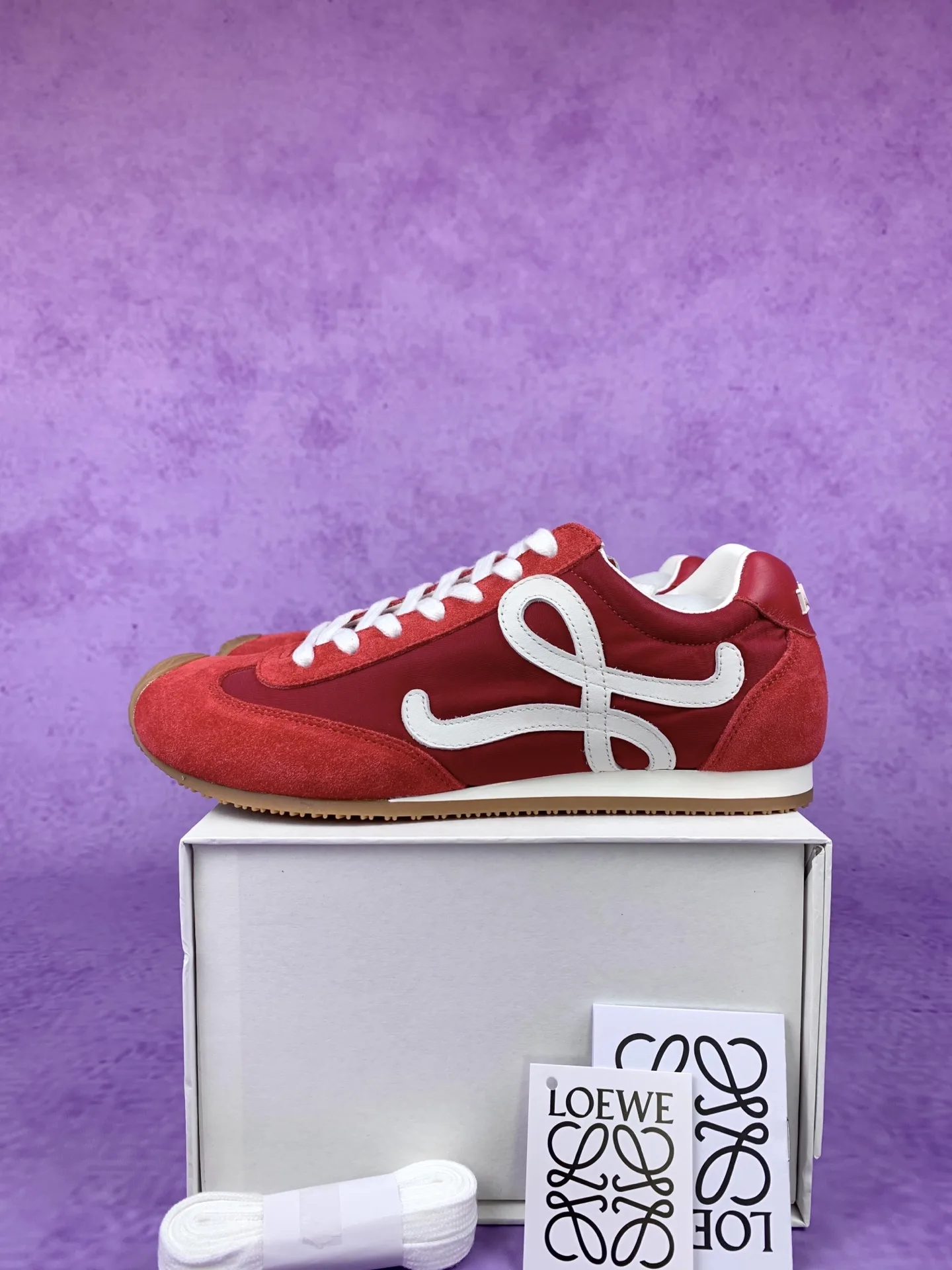 LOEWE Ballet Runner 2.0 in nylon and calfskin product photo from LabelPicks