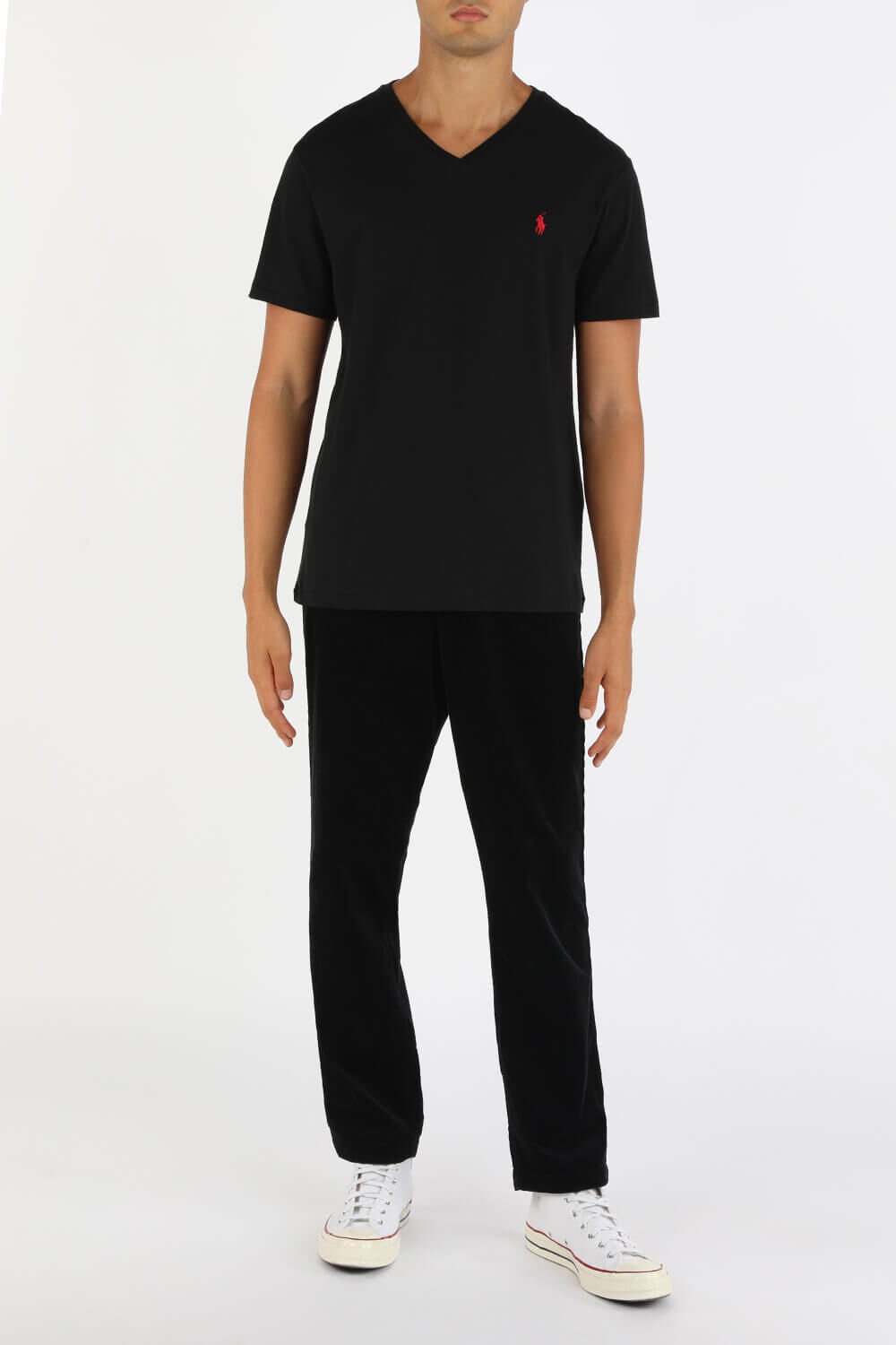 POLO RALPH LAUREN חולצת טי עם לוגו רקום