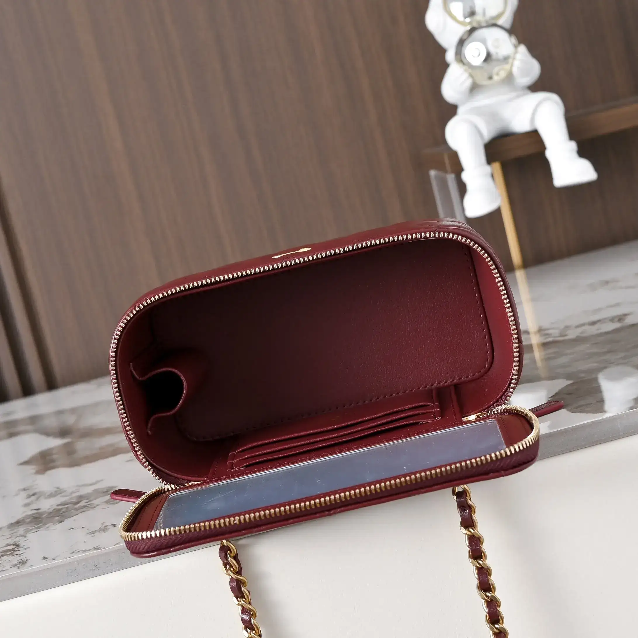 Chanel Burgundy Top Handle Bag product photo from LabelPicks