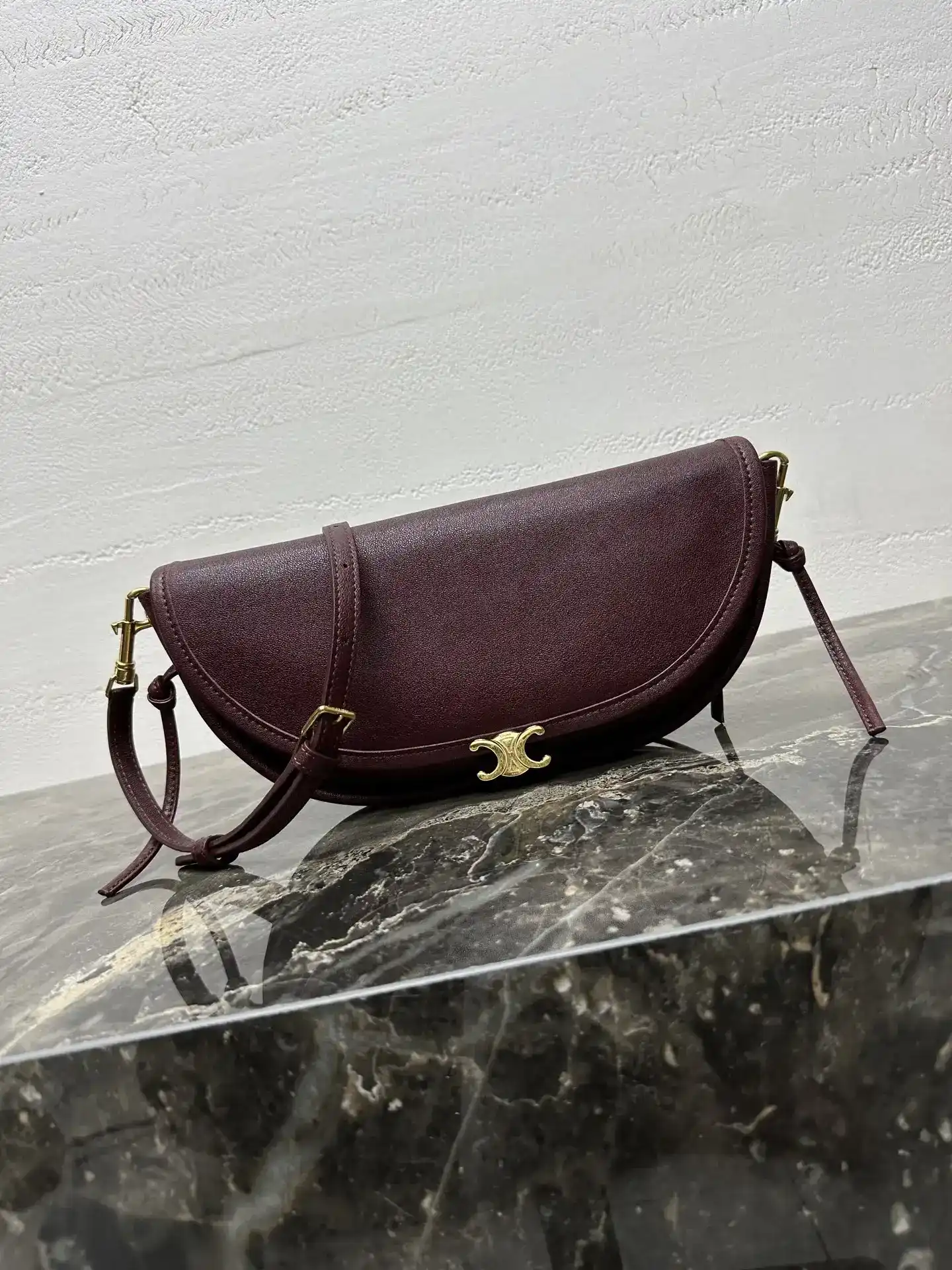 Celine Lambskin Triomphe Crossbody Bag product photo from LabelPicks