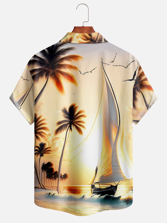 Coconut Tree Aloha Shirt
