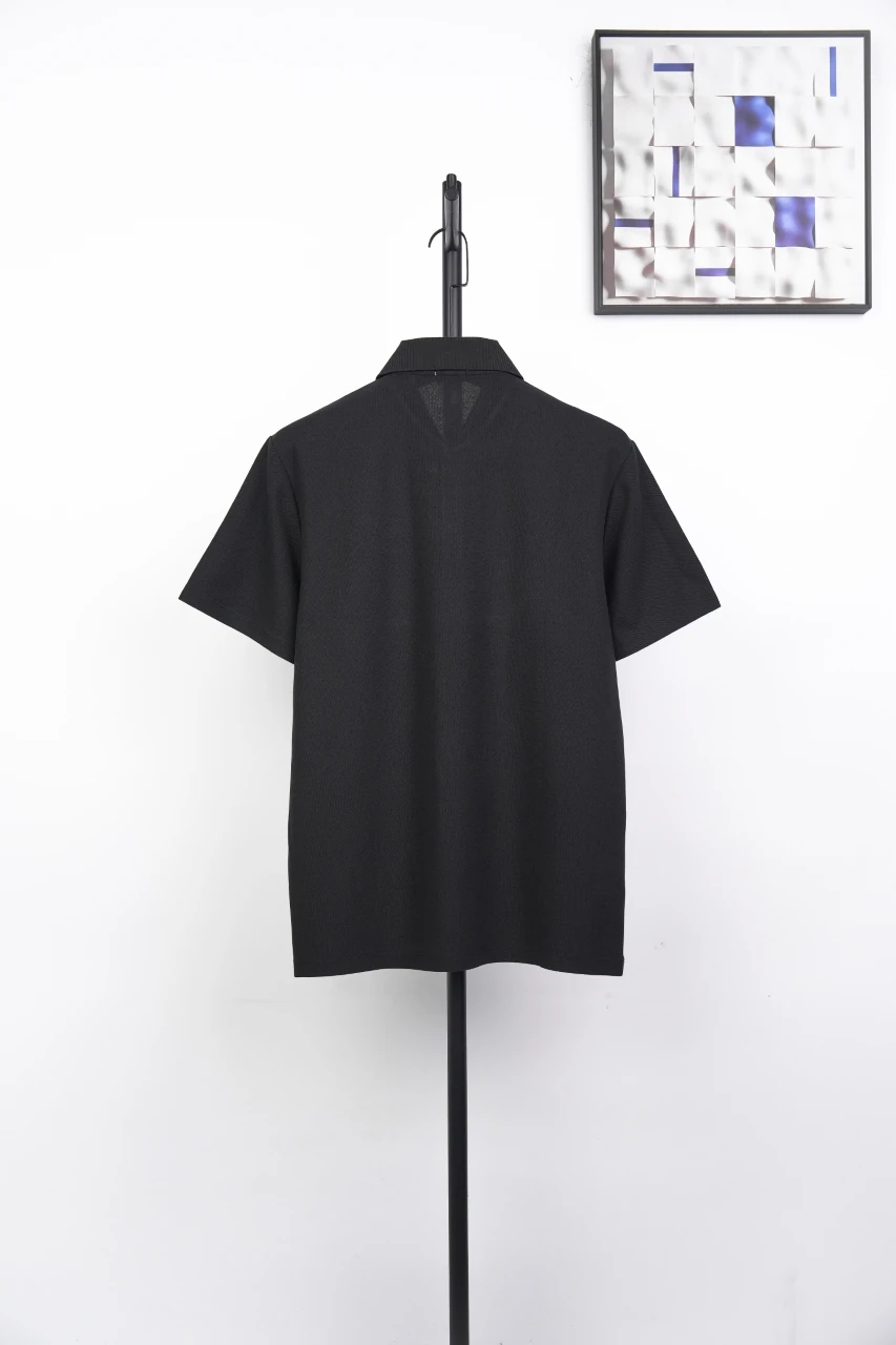 Burberry Black Chain Check Equestrian Knight Polo Shirt product photo from LabelPicks