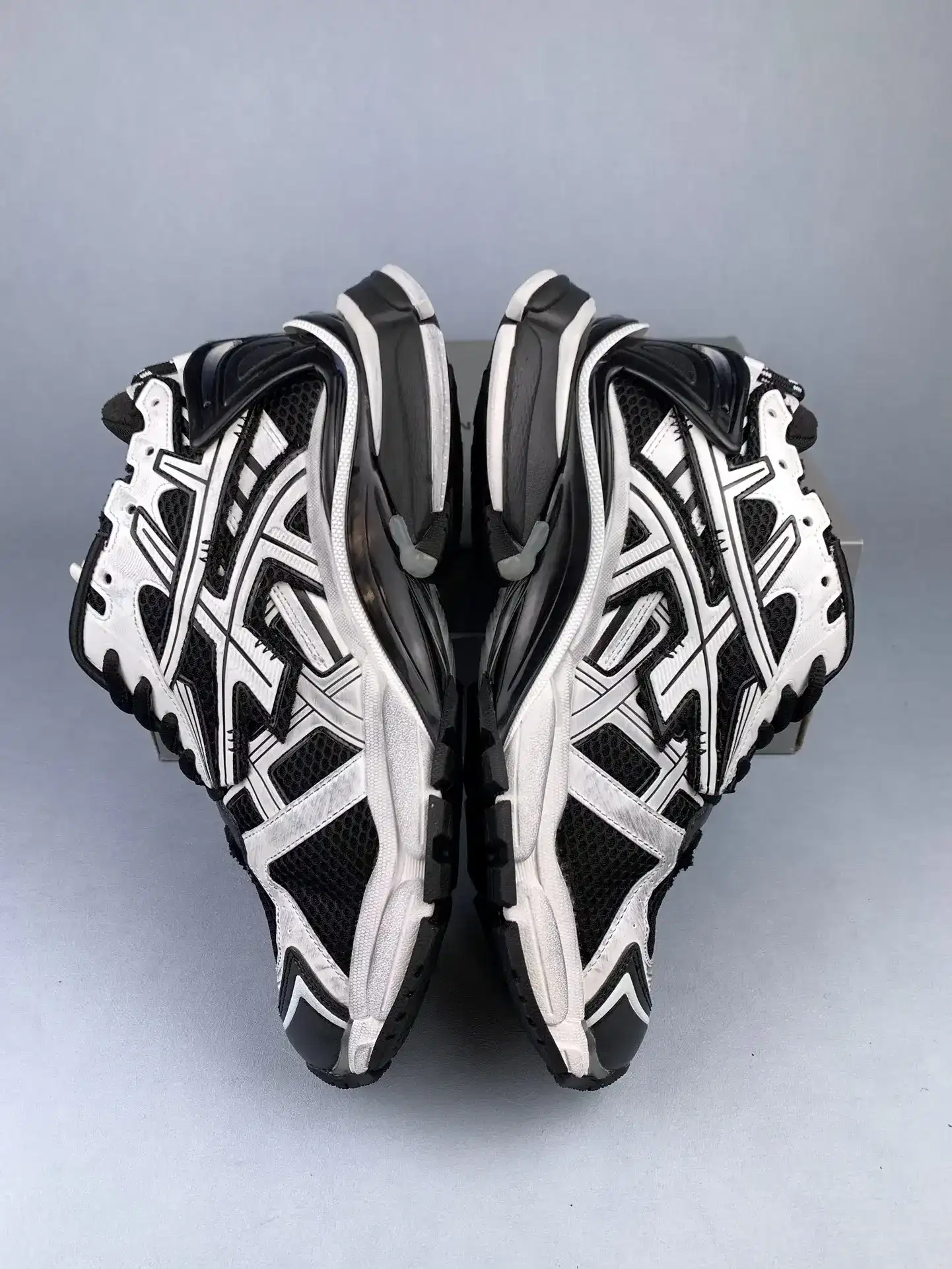 Balenciaga Runner Sneaker in White/Black product photo from LabelPicks
