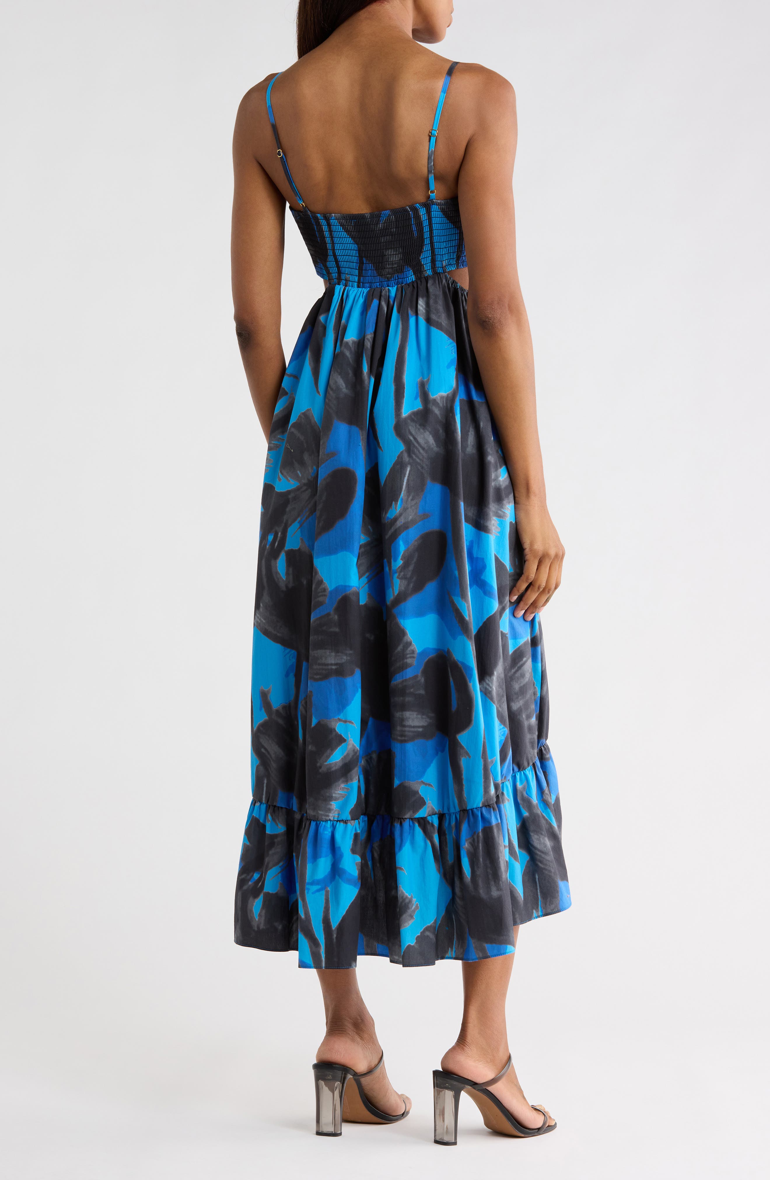 Hutch Mabel Cutout Cotton Maxi Dress