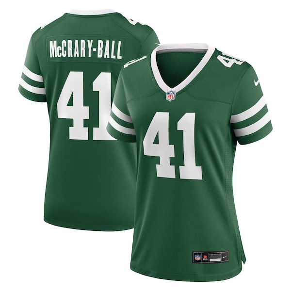 Marcelino McCrary-Ball New York Jets Nike Women's Team Game Jersey - Legacy Green