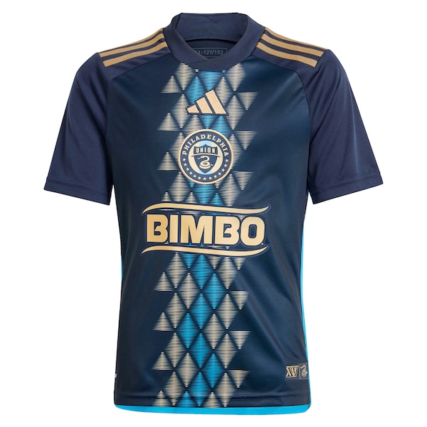 Jose Martinez Philadelphia Union adidas Youth 2024 The XV Kit Replica Player Jersey – Navy