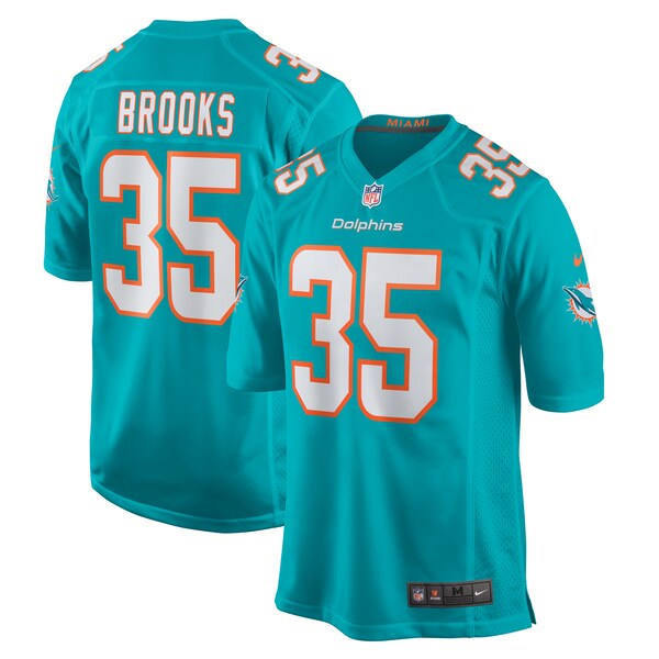 Christopher Brooks Miami Dolphins Nike Team Game Jersey -  Aqua