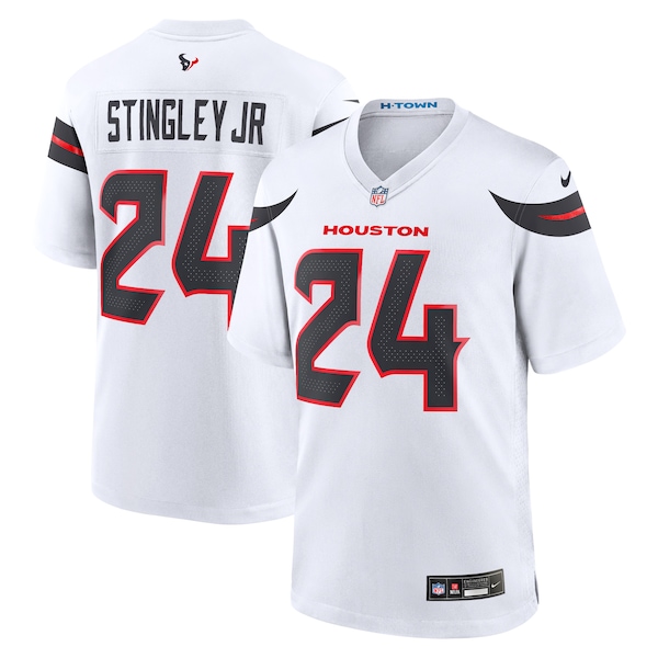 Derek Stingley Jr. Houston Texans Nike Game Jersey - White/Navy/Red