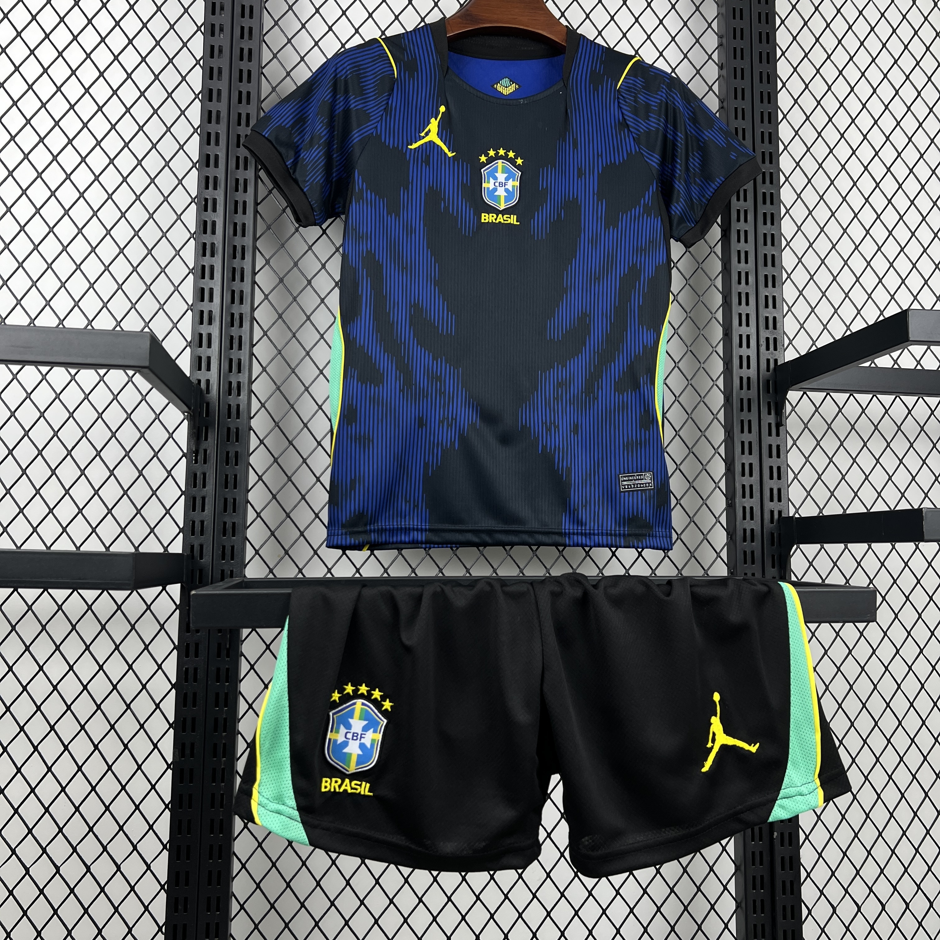 Kids Brazil 2026 World Cup Away Kit