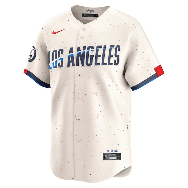 Los Angeles Dodgers Nike 2024 City Connect Limited Jersey - Cream