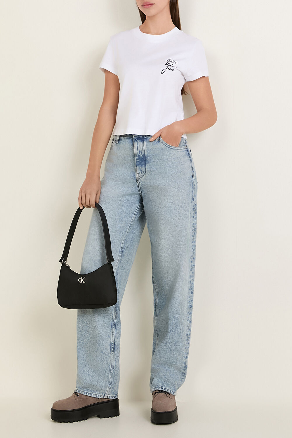 CALVIN KLEIN חולצת טי סלים פיט